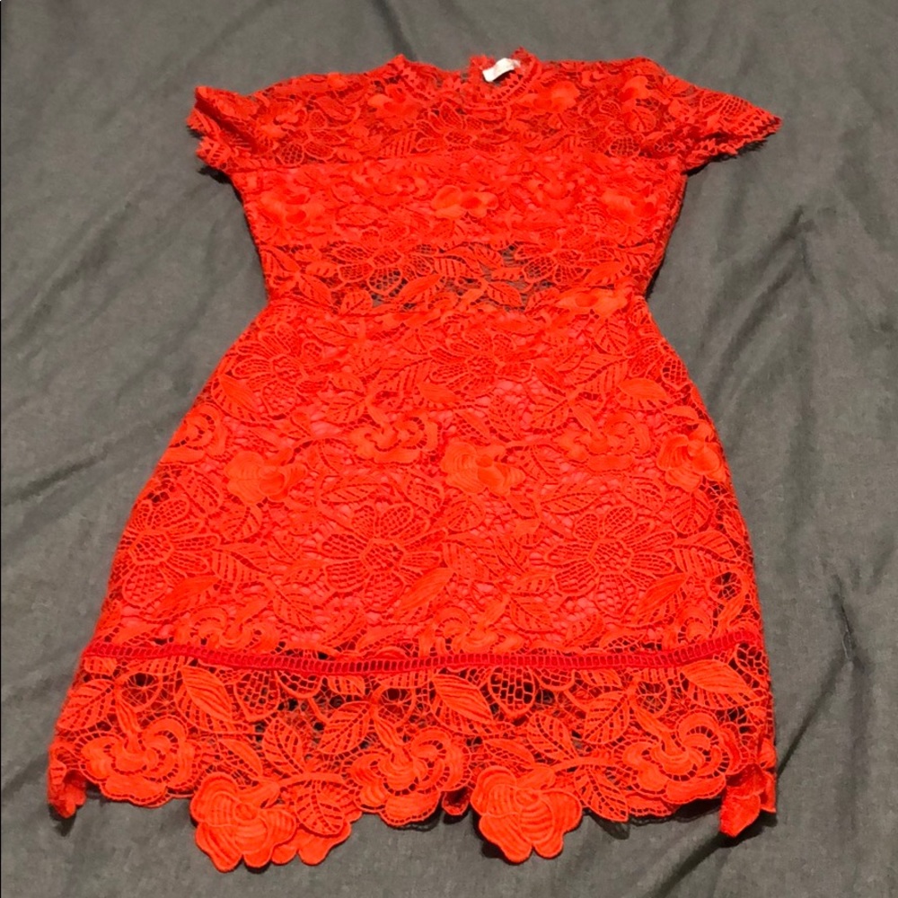 Red Lace Dress